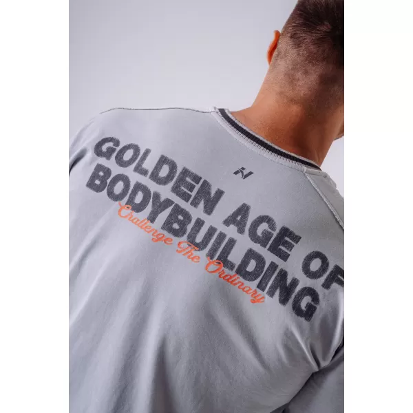  Tricouri pentru bărbați NEBBIA OLYMPIA MUSCLE COVER 942 GRI DESCHIS 