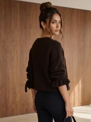 Pulover de dama DSTREET MY2570 MARO