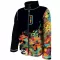 Hanorac fleece pentru copii WAMU GAME ON NEGRU