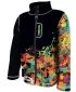 Hanorac fleece pentru copii WAMU GAME ON NEGRU