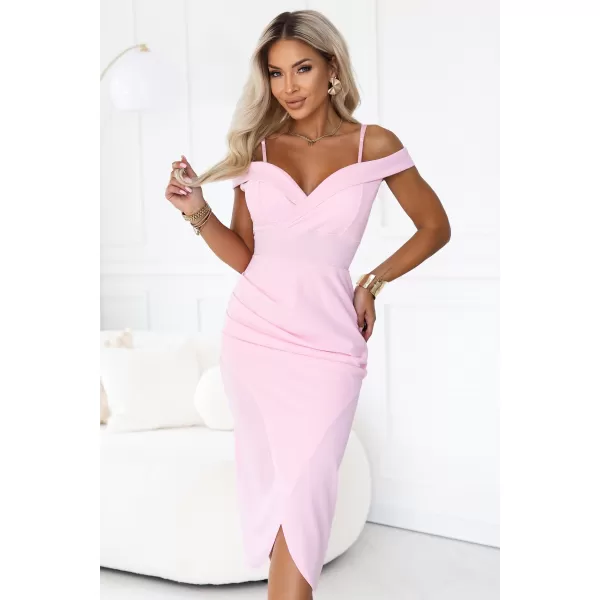  Rochie NUMOCO 564-12 ROZ PASTEL 