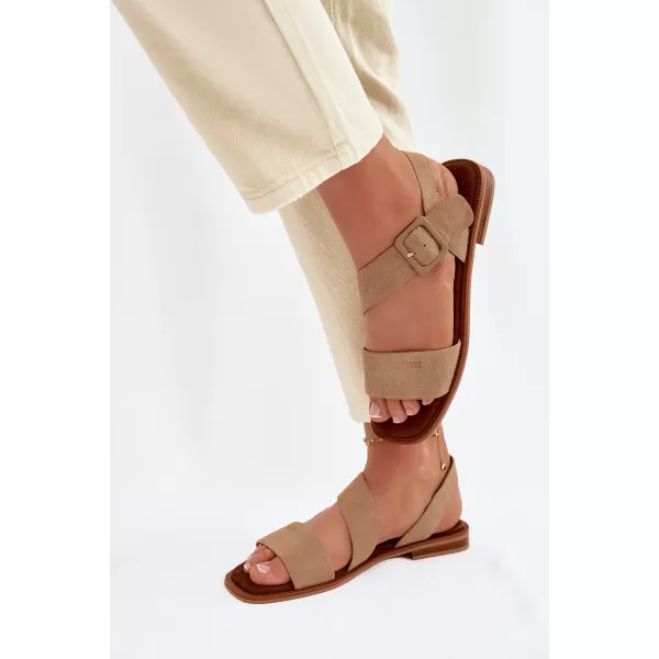  Sandale de dama BIG STAR SHOES TT274491 BEJ 