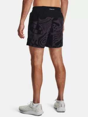 Pantaloni scurți pentru bărbați UNDER ARMOUR WE RUN IN PEACE SHORT 1377048-001 NEGRU