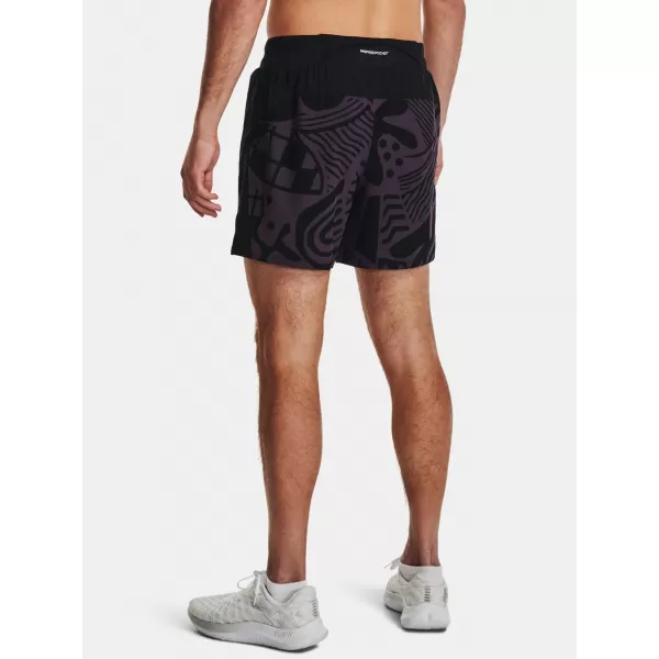  Pantaloni scurți pentru bărbați UNDER ARMOUR WE RUN IN PEACE SHORT 1377048-001 NEGRU 