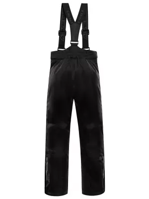 Pantaloni de schi pentru copii ALPINE PRO EDESO 3 NEGRU