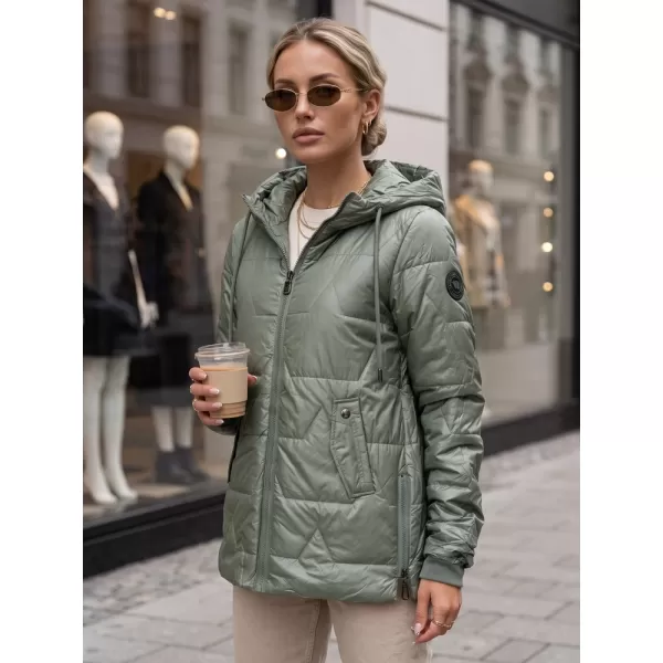  Geaca de dama DSTREET TY5802 VERDE 