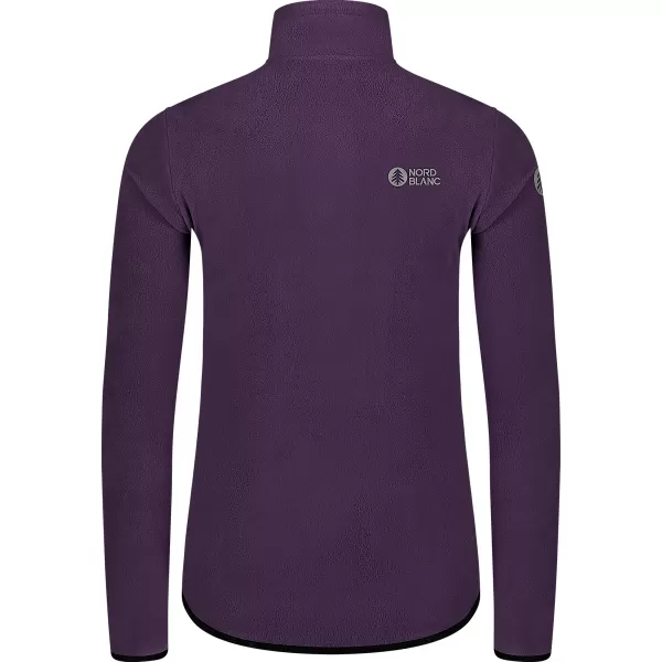  Hanorac ușor de damă din fleece NORDBLANC MAPLE NBSFL8374 VIOLET ÎNCHIS 