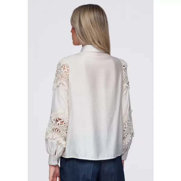  Cămașă de damă OMBRE OW-SH-E0075 BEJ 