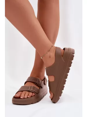 Sandale de dama BIG STAR SHOES TT274A035 MARO/BEJ
