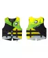Vestă de înot SPINERA Youth Neopren 50N VERDE/GALBEN