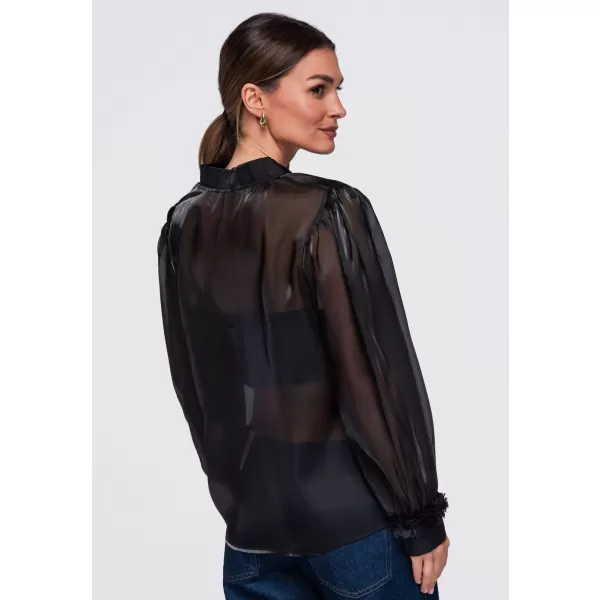  Bluza de dama OMBRE OW-TS-E0086 NEGRU 