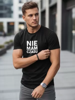 Tricou pentru bărbați DSTREET NX0114R-BK NEGRU