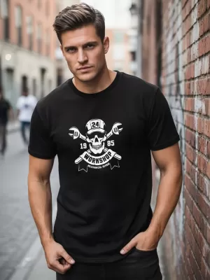 Tricou pentru bărbați DSTREET NX075R NEGRU