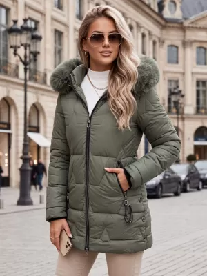 Geaca de dama DSTREET TY5739 VERDE