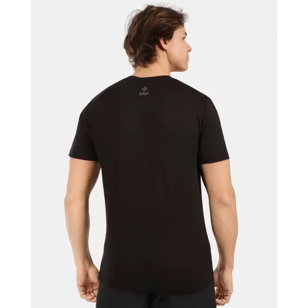  Tricou funcțional pentru bărbați KILPI LISMAIN-M 1M0302KI NEGRU 