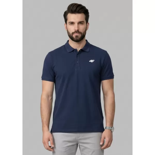  Tricou pentru bărbați cu guler 4F WMM00TPTSM0771 OBICEIURI 