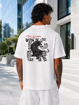 Tricou pentru bărbați DSTREET NX4001R-WH-O ALB