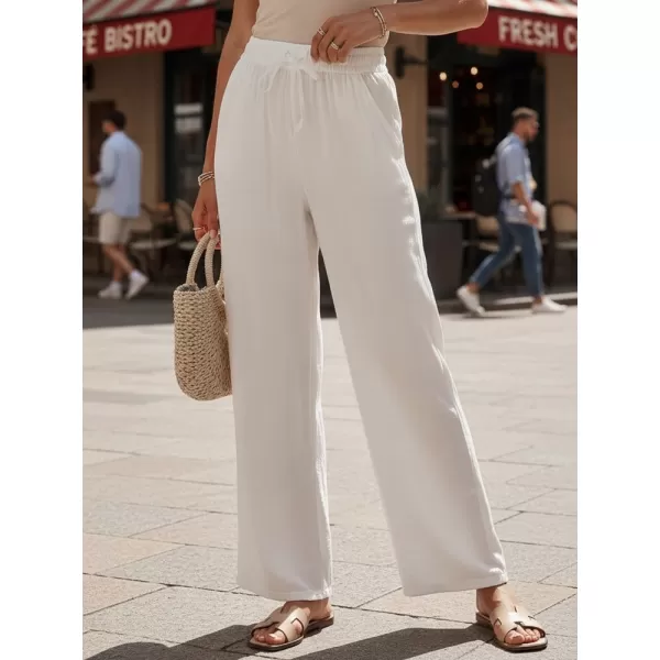  Pantaloni de dama DSTREET UY3076 ALB 