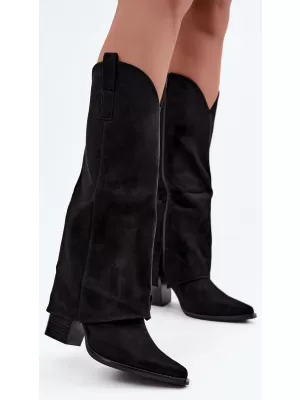 Cizme de dama BOTO QT141 NEGRU