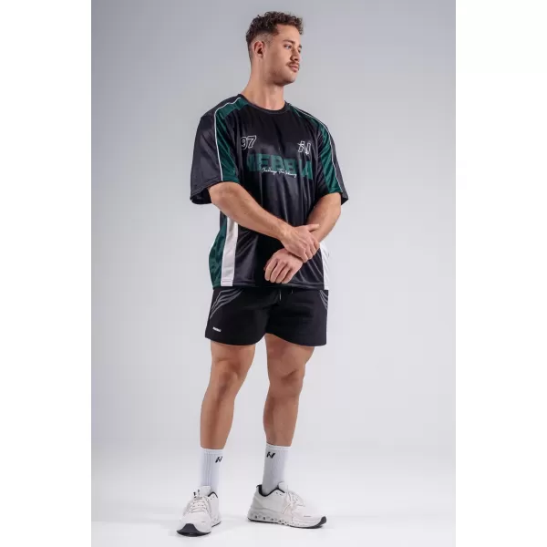  Tricou supradimensionat din jerseu 97 NEBBIA PRIMAL 885 NEGRU 