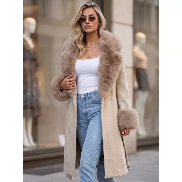  Palton de damă DSTREET TY6068 BEJ 