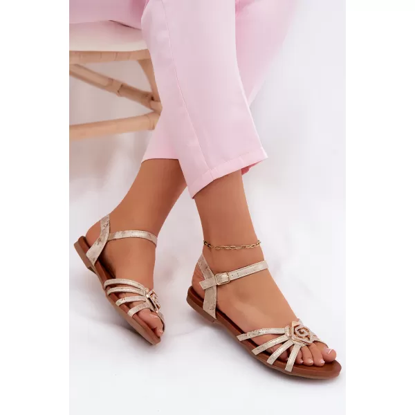 Sandale de dama S.BARSKI KV61-6056 AUR DESCHIS 