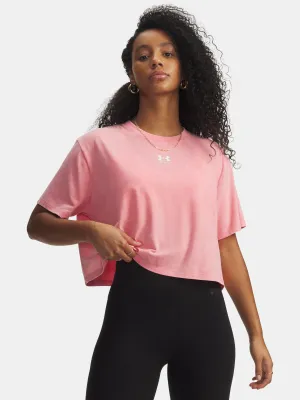 Tricou de damă UNDER ARMOUR UA RIVAL BOXY TEE WASH 6011065-600 ROZ