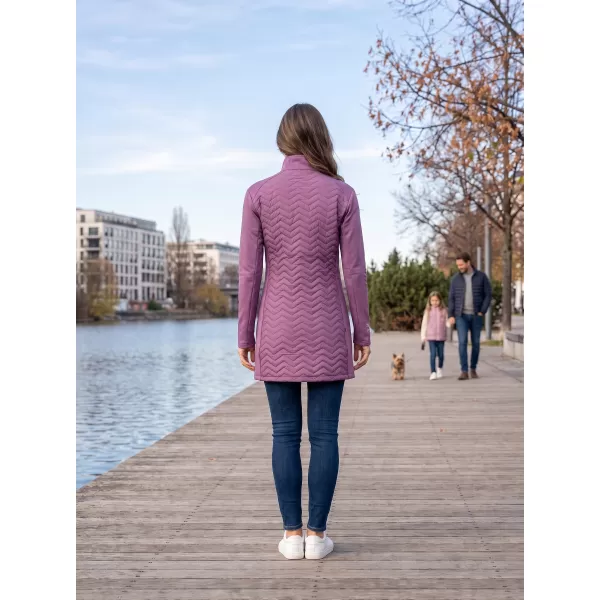  Palton hibrid de damă ALTISPORT IRYSA VIOLET 