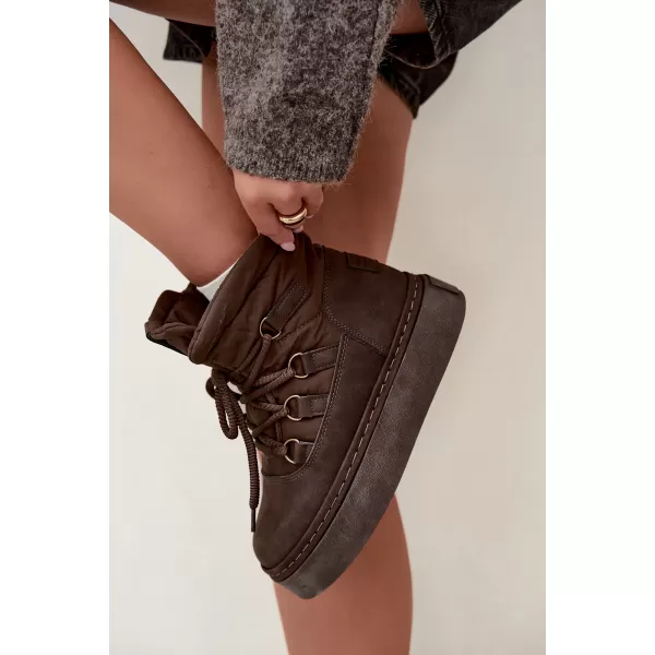  Pantofi de dama BIG STAR SHOES UU274191 MARO/BEJ 