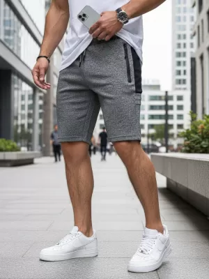 Pantaloni scurți pentru bărbați DSTREET SX2255 GRI ÎNCHIS