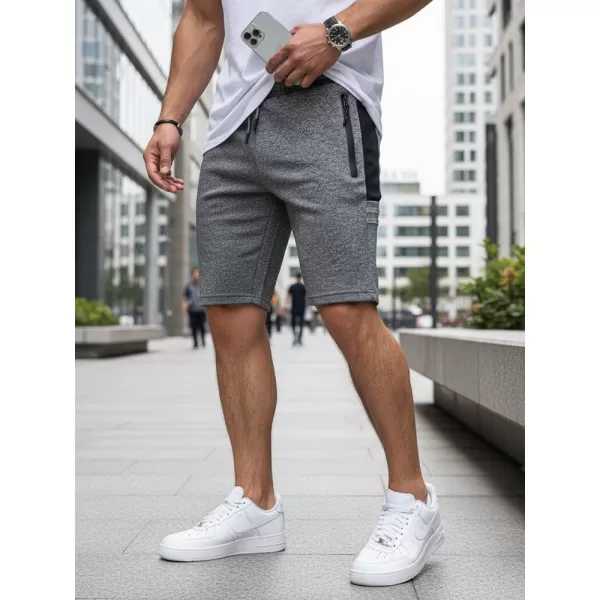  Pantaloni scurți pentru bărbați DSTREET SX2255 GRI ÎNCHIS 