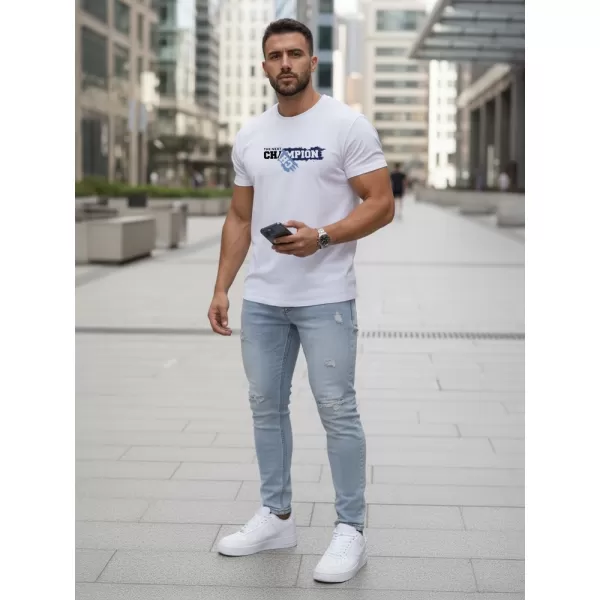  Tricou pentru bărbați DSTREET NX5017R ALB 