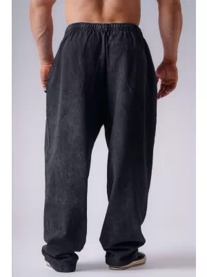 Pantaloni pentru bărbați NEBBIA OLYMPIA PUMP COVER 954 NEGRU