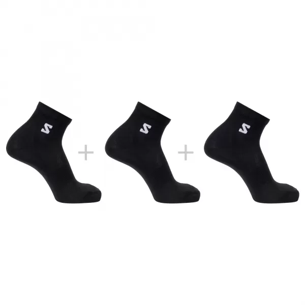  Șosete SALOMON EVERYDAY LITE QUARTER 3-PACK LC2911700 NEGRU 