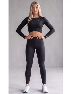 Jambiere lungi premium pentru femei (dimensiuni noi) ALTISPORT VOJ/ALW021LEG05 NEGRU