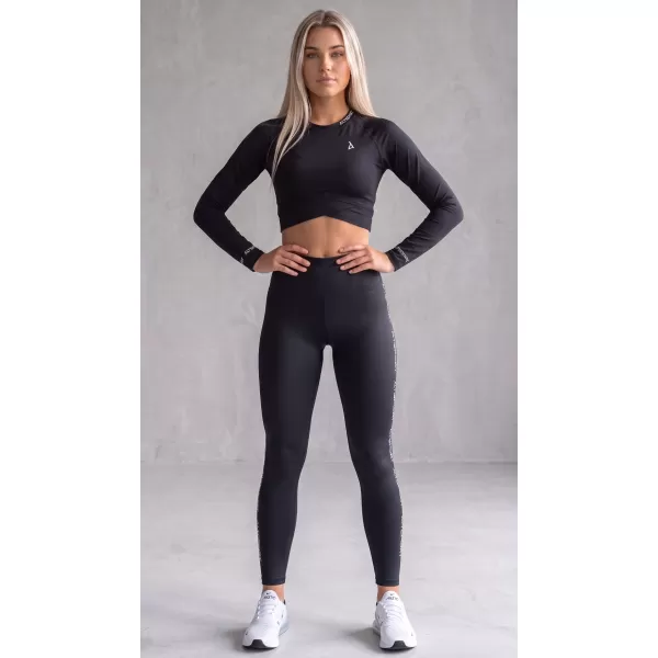  Jambiere lungi premium pentru femei (dimensiuni noi) ALTISPORT VOJ/ALW021LEG05 NEGRU 