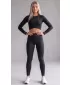 Jambiere lungi premium pentru femei (dimensiuni noi) ALTISPORT VOJ/ALW021LEG05 NEGRU