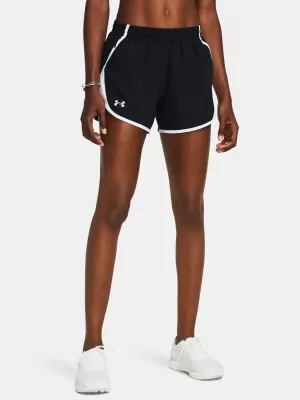 Pantaloni scurți de damă UNDER ARMOUR UA FLY BY 3'' SHORTS 1382438-002 NEGRU