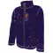 Hanorac fleece pentru copii WAMU DUHOVÁ KOČKA VIOLET ÎNCHIS