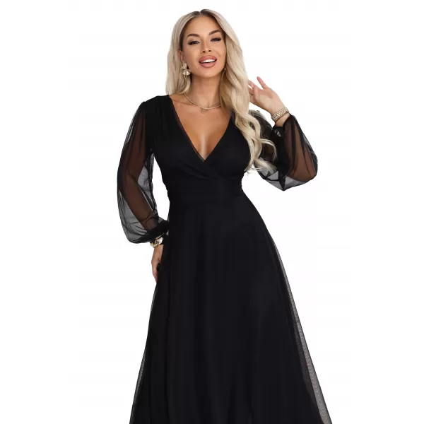  Rochie NUMOCO NERISSA 684-4 NEGRU 