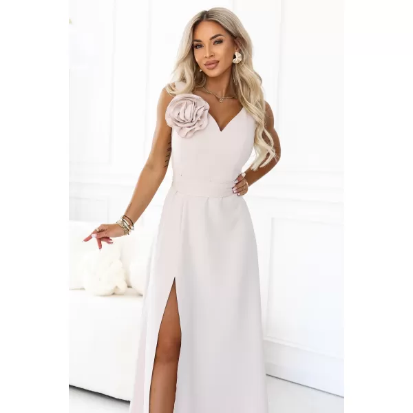  Rochie de femei NUMOCO 669-3 BEJ 