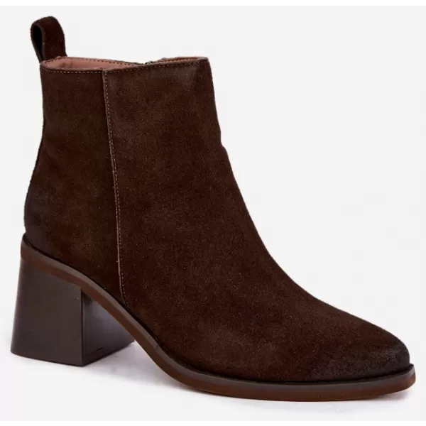  Botine de dama VINCEZA 133100 CIOCOLATĂ 