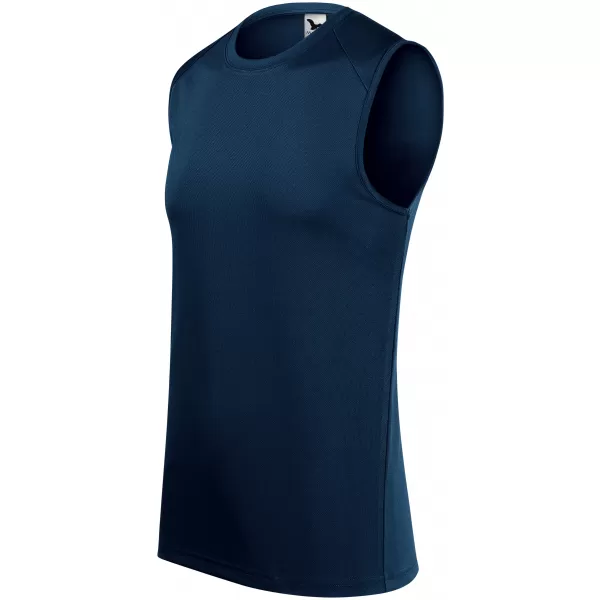  Maieu sport pentru bărbați MALFINI BREEZE 820 ALBASTRU MARIN 