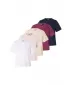 Tricou de dama URBAN CLASSICS TB8574C-23659 ALB/BLUMARIN LA MIEZUL NOPȚII/TRANDAFIR VINTAGE/VIOLET FRUCTE DE PĂDURE/NISIP ALB