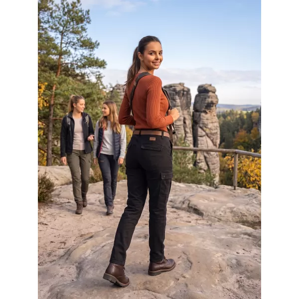  Pantaloni de trening pentru femei ALPINE PRO UDESA NEGRU 