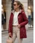 Geaca de dama DSTREET TY5771 BURGUNDIA