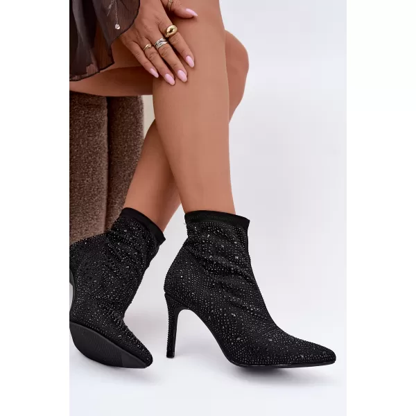  Cizme de dama S.BARSKI HY62-8138 NEGRU 