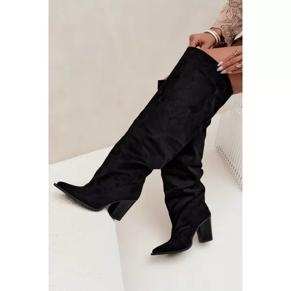 Cizme de dama BOTO 2573A-1 NEGRU 