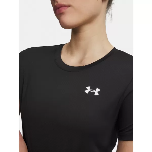  Tricou de damă UNDER ARMOUR TECH MESH SS 6009990-001 NEGRU 