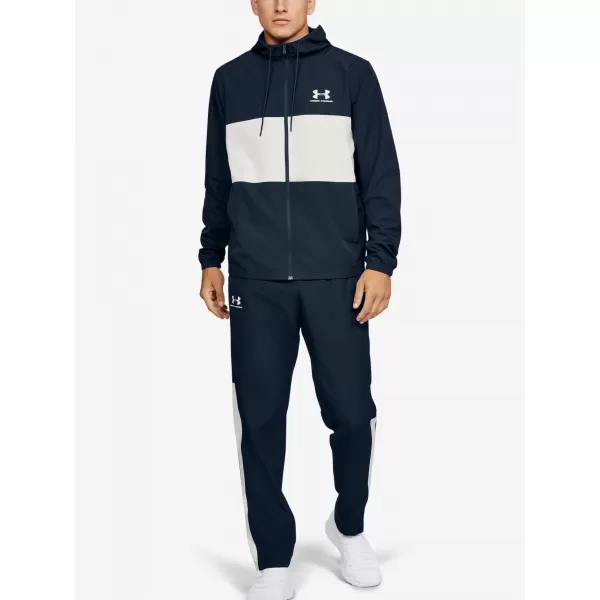  Pantaloni de trening pentru bărbați UNDER ARMOUR VITAL WOVEN PANTS 1352031-408 ALBASTRU 